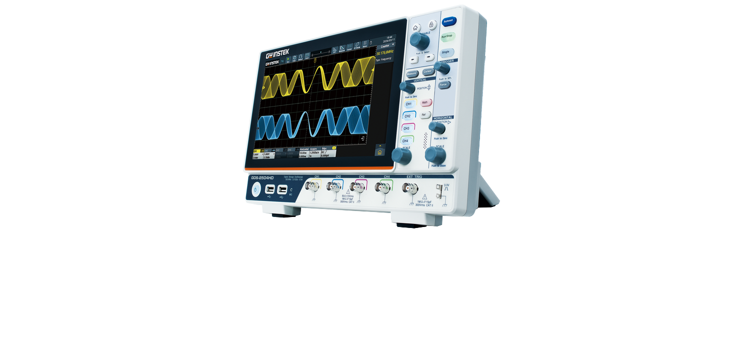 GW Instek GDS-2000HD/HG12 bites oszcilloszkópok